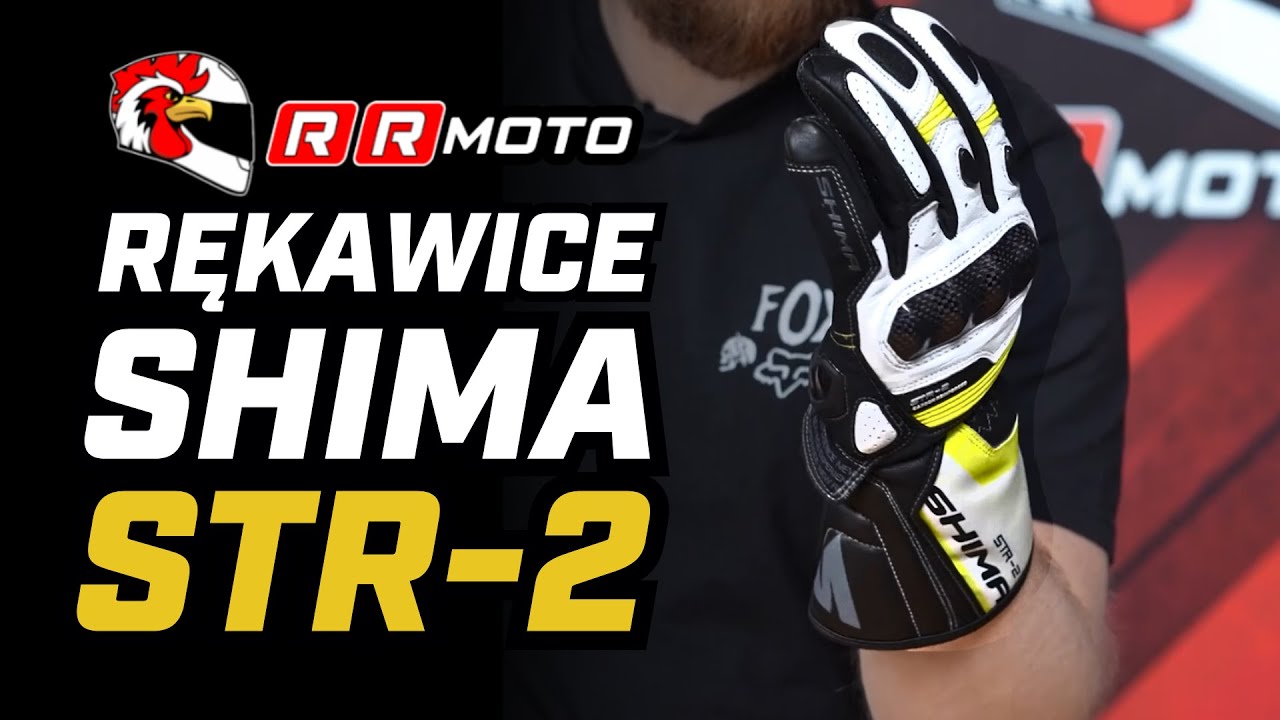RĘKAWICE MOTOCYKLOWE SHIMA STR-2