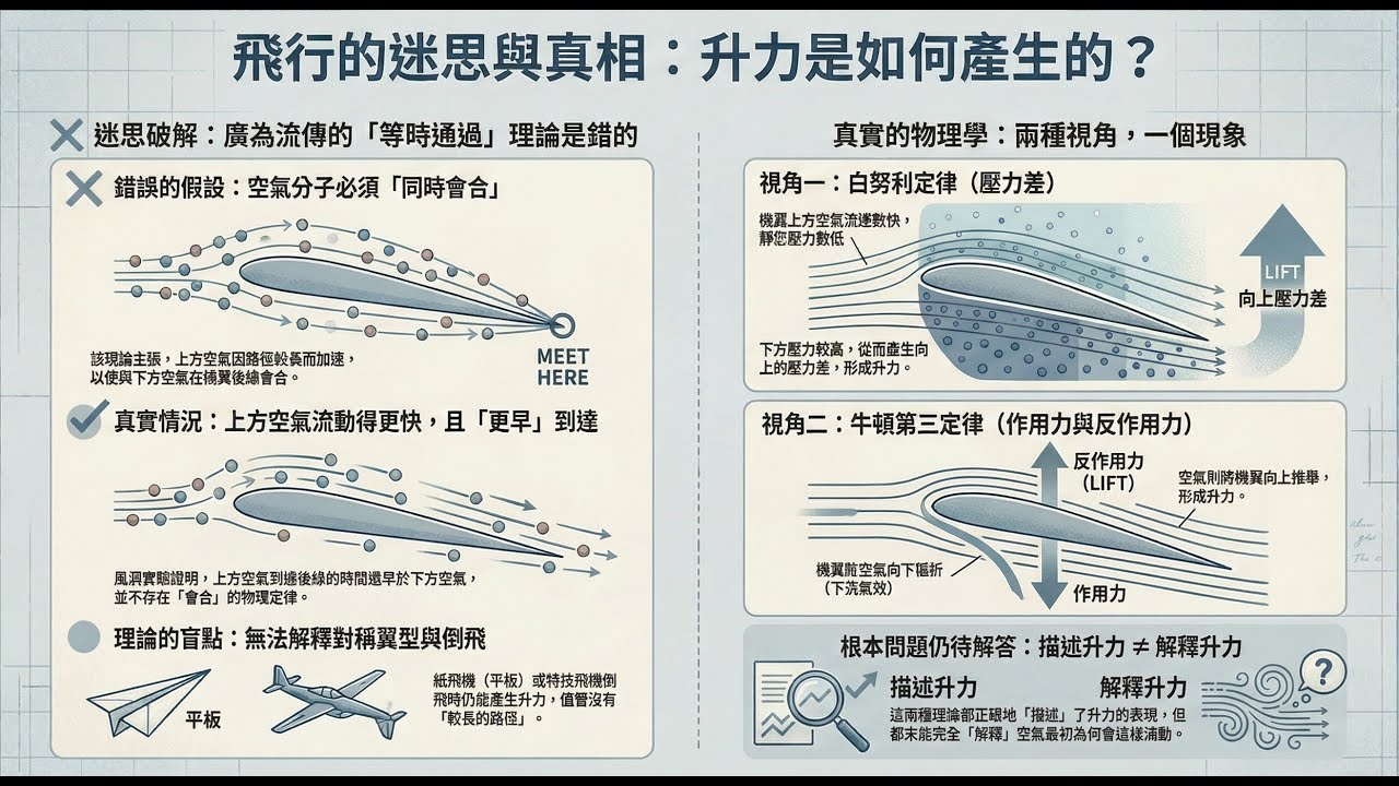 關於飛機升力，你所知道的一切可能都是錯的：三個顛覆你認知的飛行真相 #模擬飛行 #儀器飛行 #空氣動力學 #STEM教學