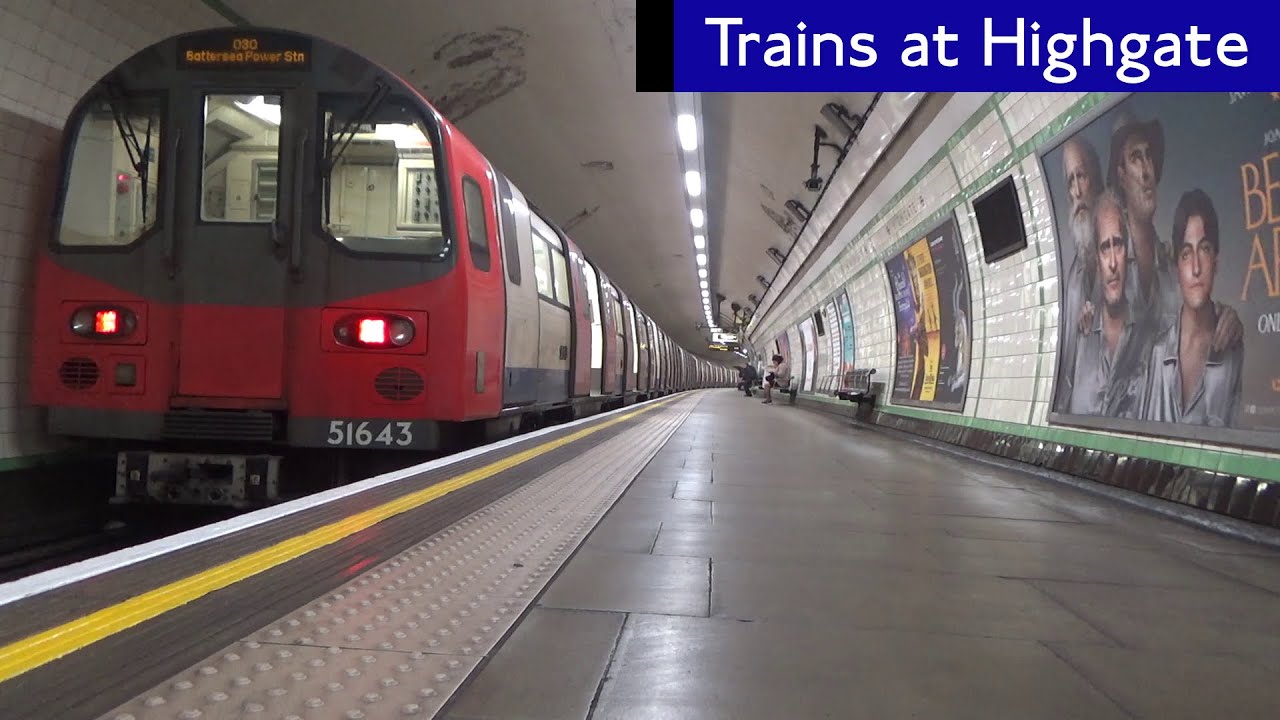 London Underground: Northern Line Trains At Highgate