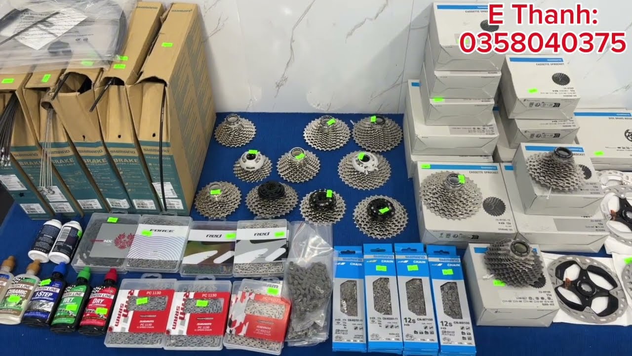 Báo Giá_ Sên, Líp, Dầu Sáp Dưỡng Sên, Đĩa Thắng, Dây và Vỏ Dây Đề, Dây Thắng