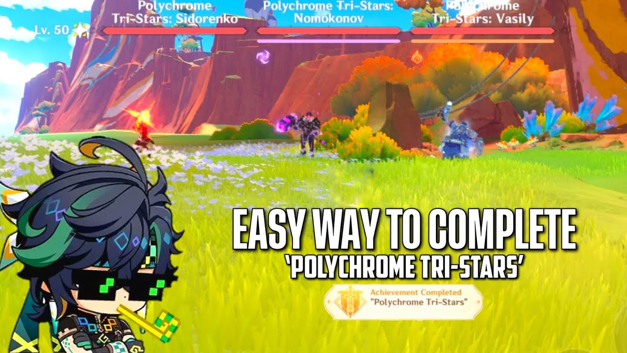 Local Legend: Polychrome Tri Stars | Natlan Achievement | Genshin Impact