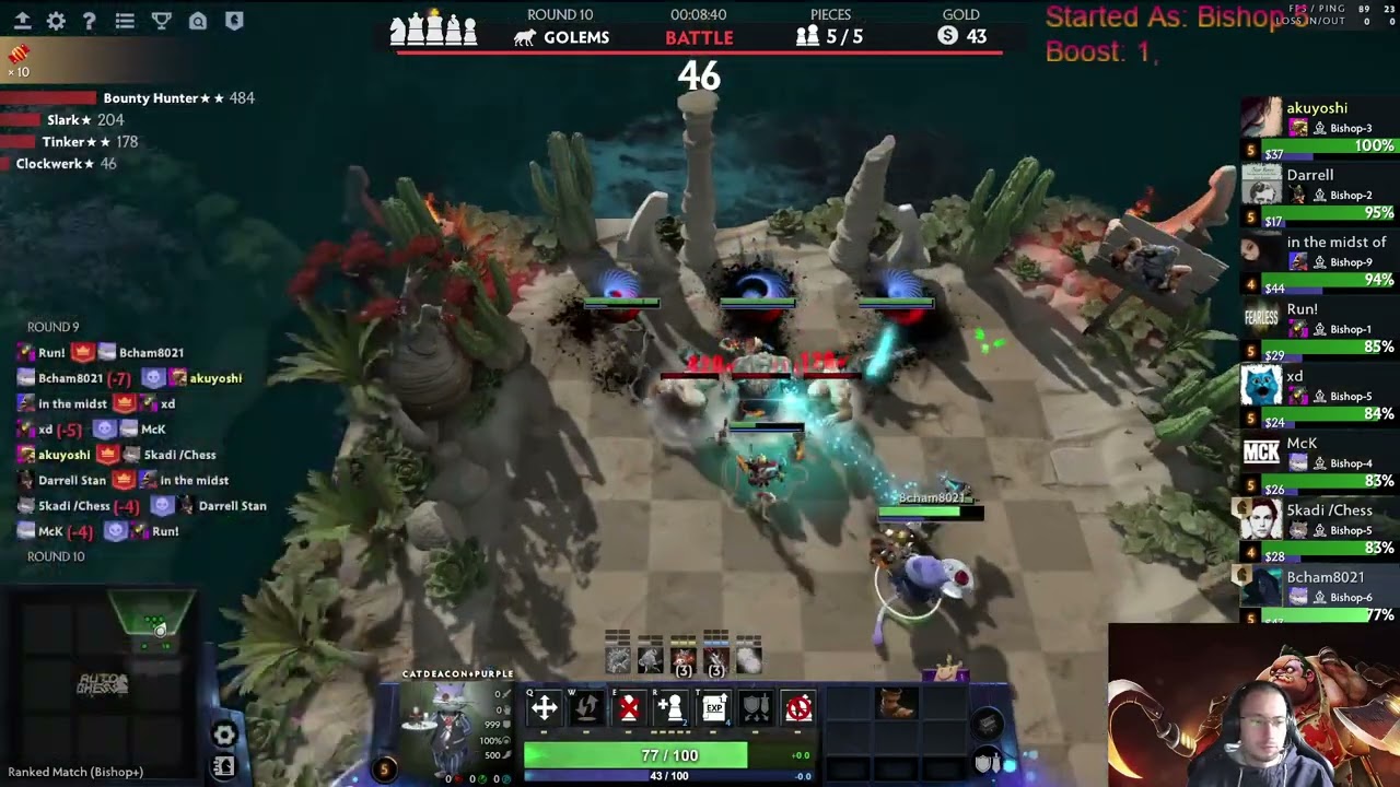 Almost LVL 13 5 Dragons! 11.5.2023 Dota Auto Chess Boosting Service Bishop+!