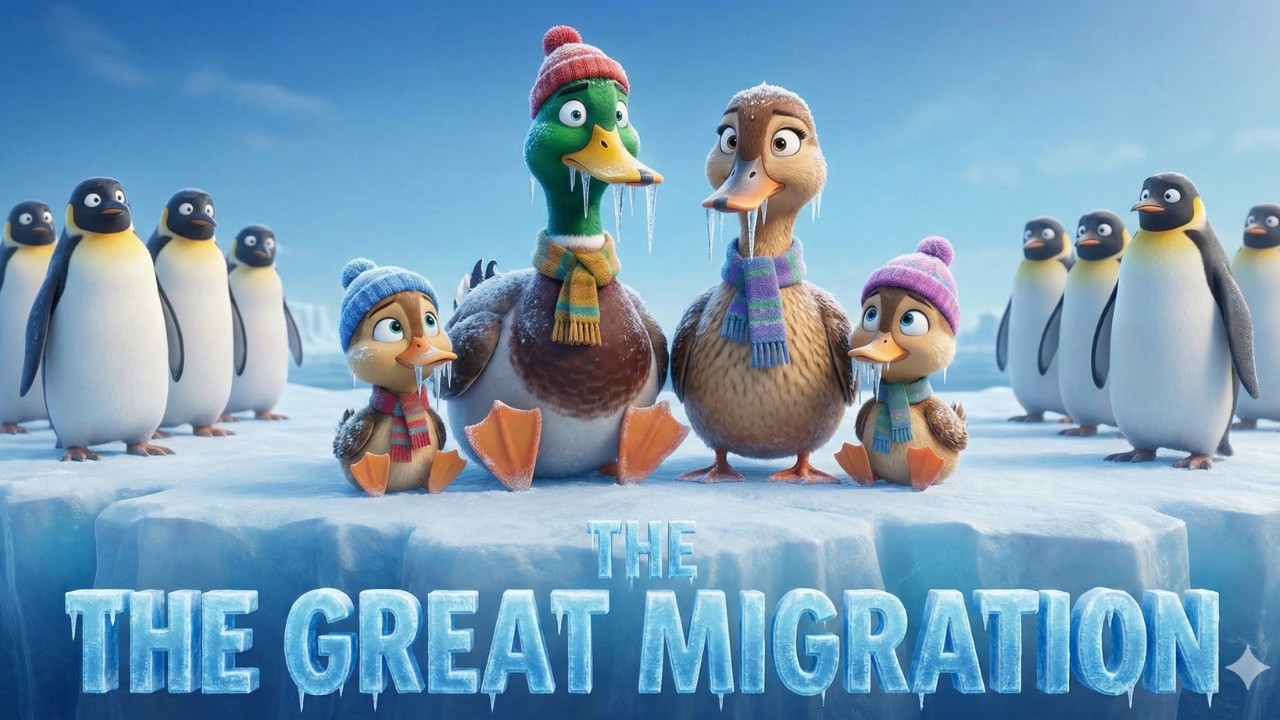 The Great Migration: A Freezing Adventure! ❄️ (3D Animation) | English Fairy Tale Story