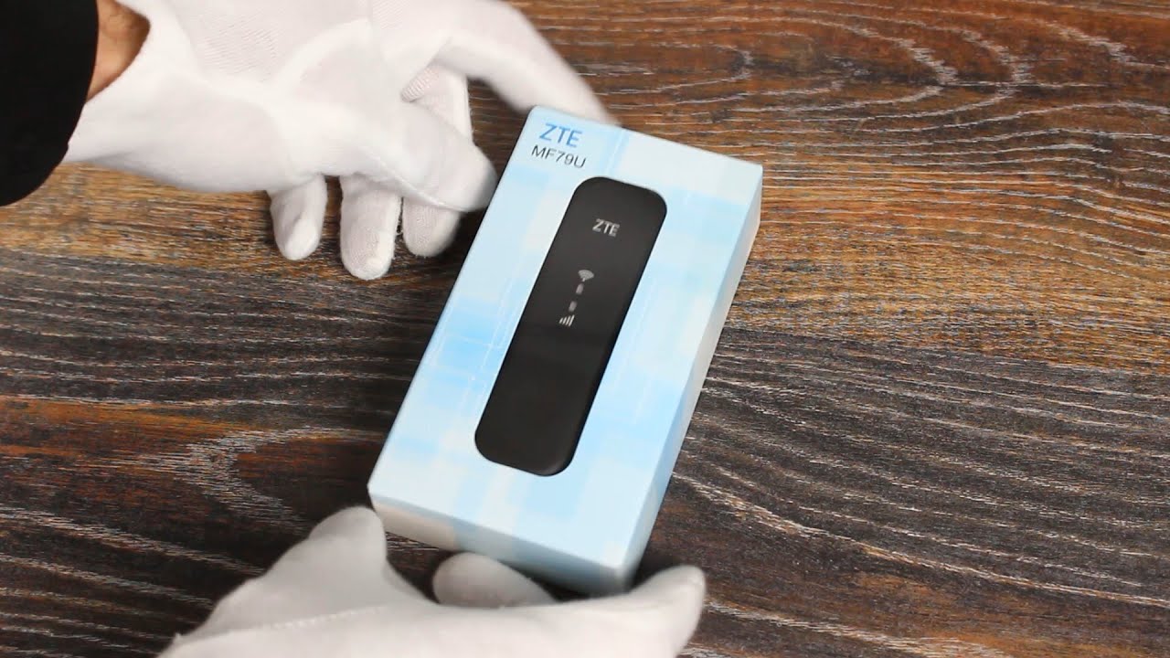 ZTE MF79u 4G LTE-modem Unboxing