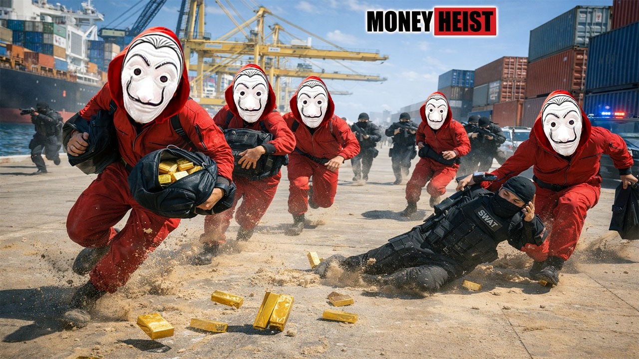 PARKOUR VS MONEY HEIST : Bad Guy Uses Smoke Bomb to Escape Police Base | Epic POV