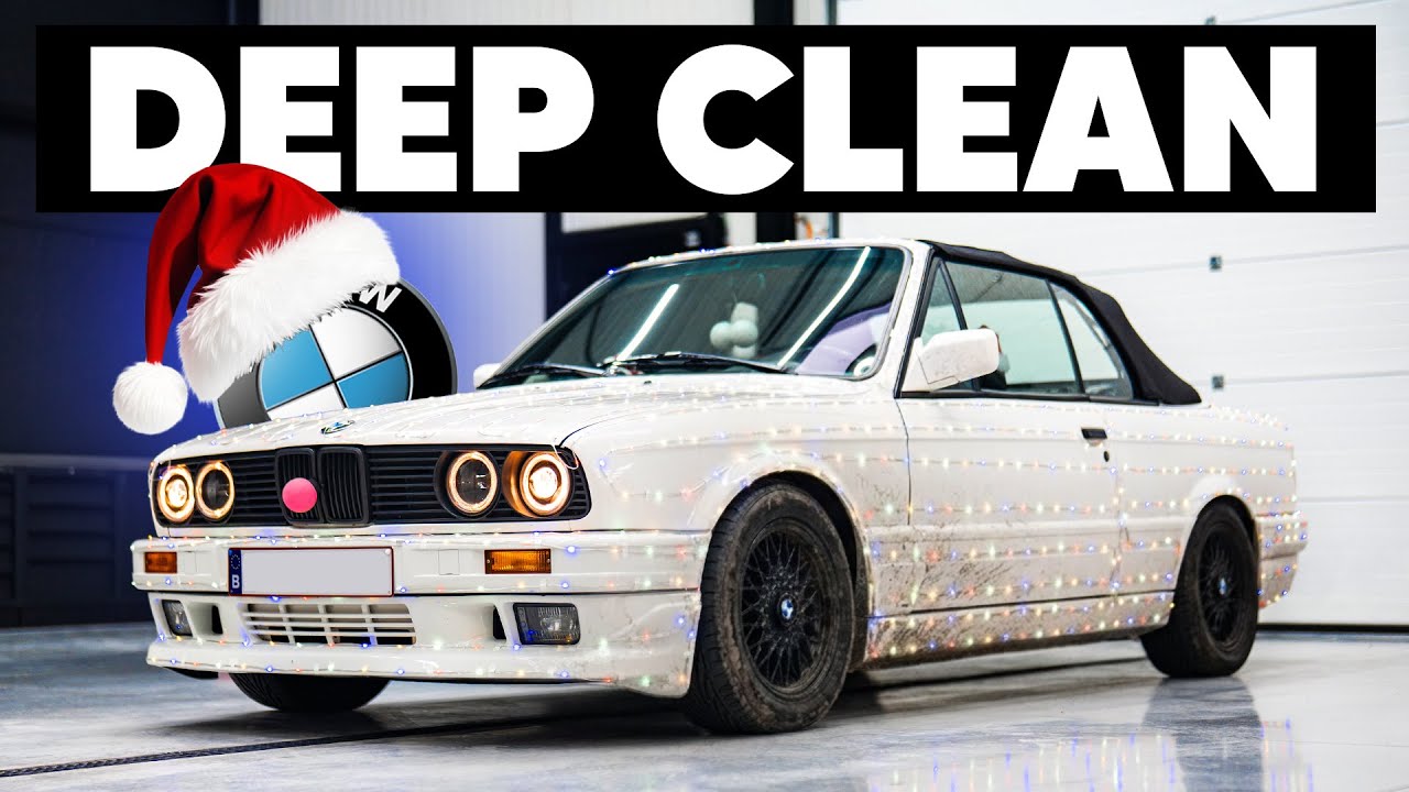 Deep Cleaning a BMW E30 - Xmas Lights Removal & Detailing