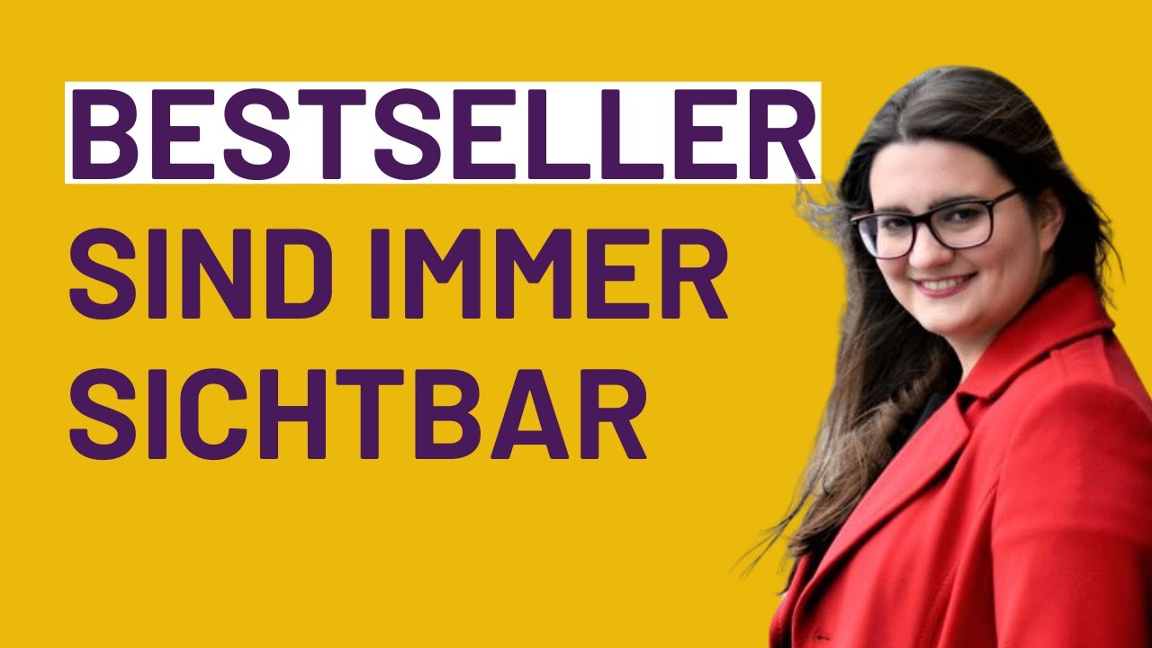 Spiegel-Bestsellerin: Hype auf TikTok entscheidet heute über Bestseller! Sichtbarkeit siegt immer!