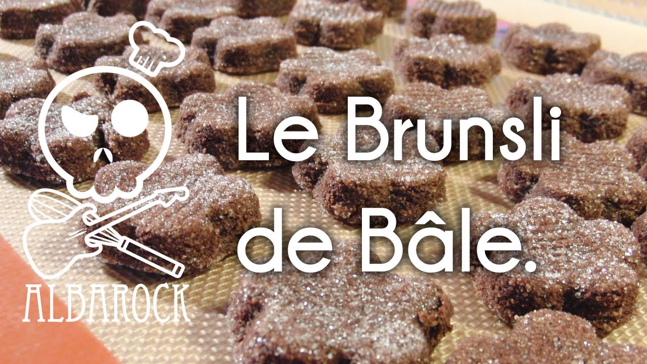 Basler Brunsli - Bunsli de Bâle - recette facile - pâtisserie - dessert - Albarock