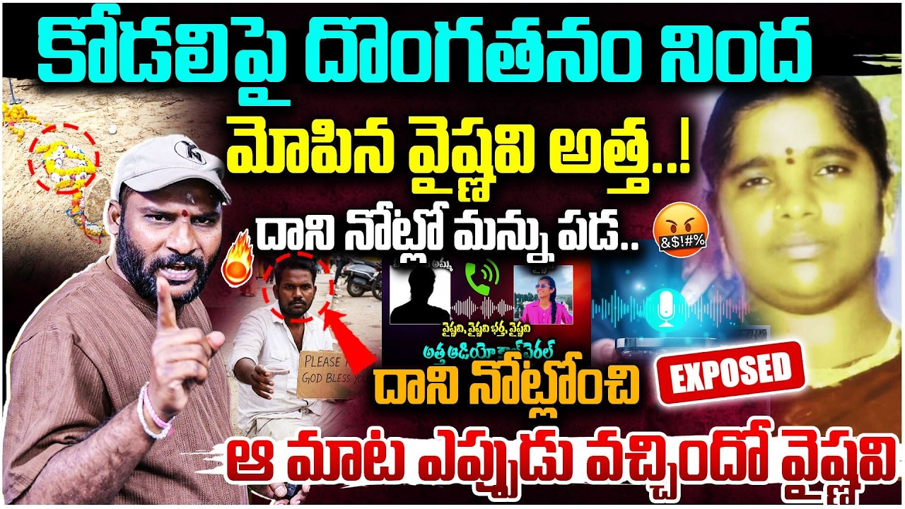 Call Recording Exposed కోడలిపై దొంగతనం నింద మోపిన..! Youtuber Vaishnavi Incident | #e96tv