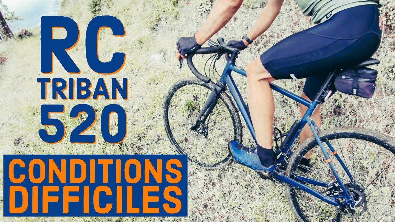 Gravel Bike : Pierre convertit son Triban RC520 pour le gravier et la terre