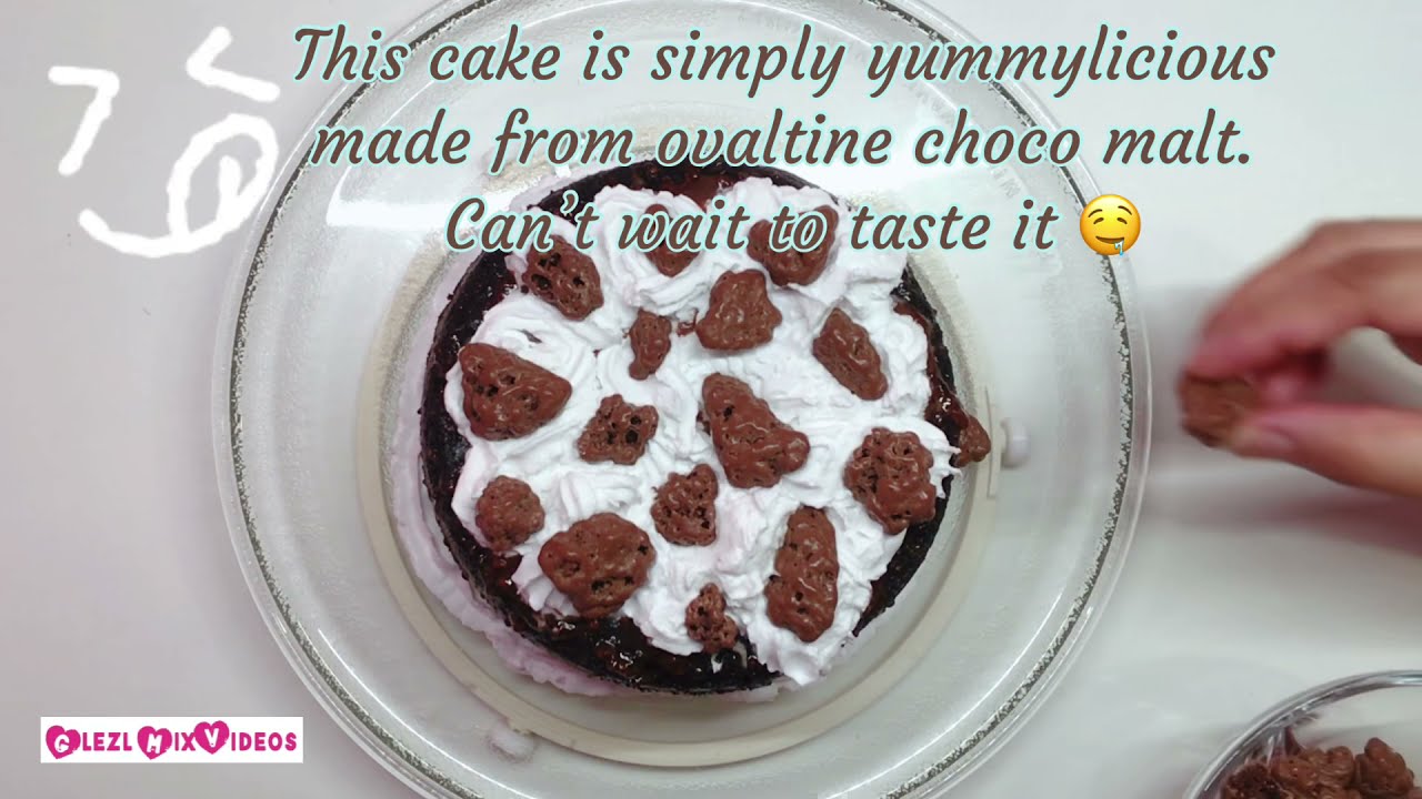 OVALTINE MALT CAKE | No Oven Choco Malt Cake Recipe | Home Baking by Glezl