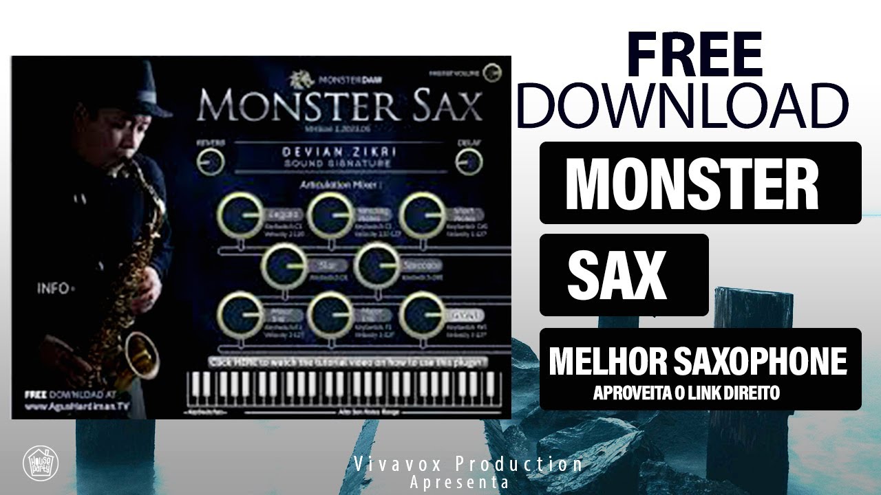 SEGREDO POR DE TRAZ DE MONSTER SAX TUTORIAL FL STUDIO #freevstplugin #flstudio #Vivavoxproduction