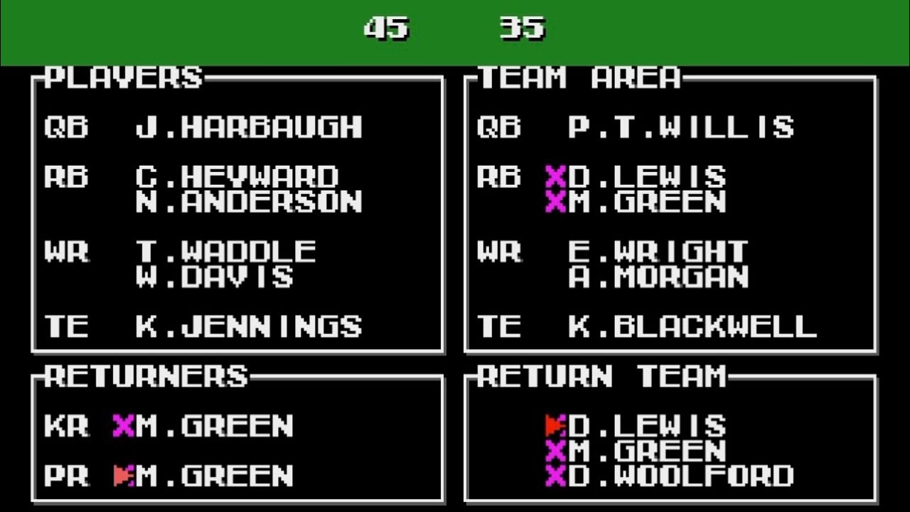 Прохождение сезона Tecmo Super Bowl (Sega Genesis) в рамках плей-офф дивизионного раунда с мягкой...
