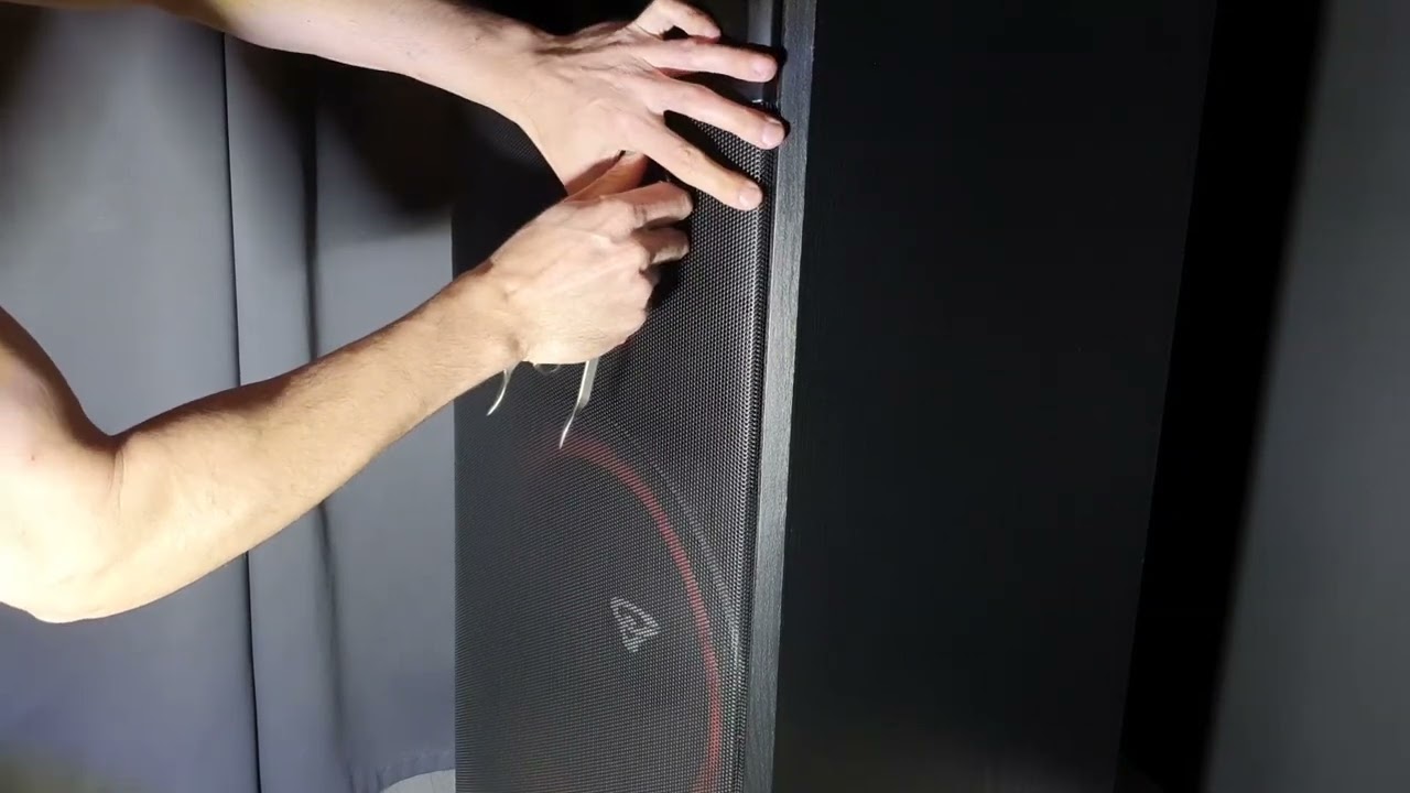 Cerwin-Vega XLS series - How to take the grill off? Jak zdemontować osłonę/gril ?