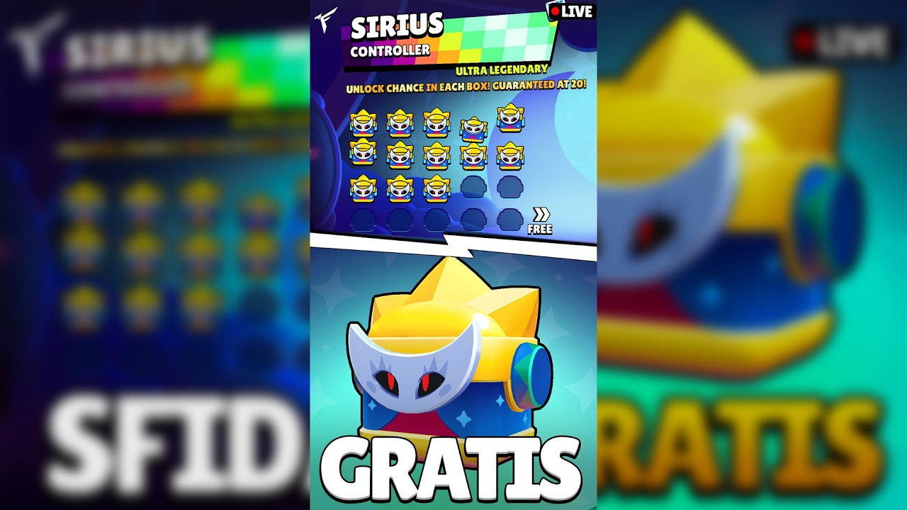 SIRIUS BOX GRATIS E FINIAMO LA SFIDA!!⭐Brawl Stars
