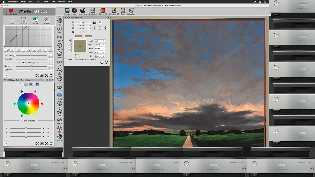 SilverFast 9 Software & Epson v850 Pro Scanner Tutorial - JCCC FMS