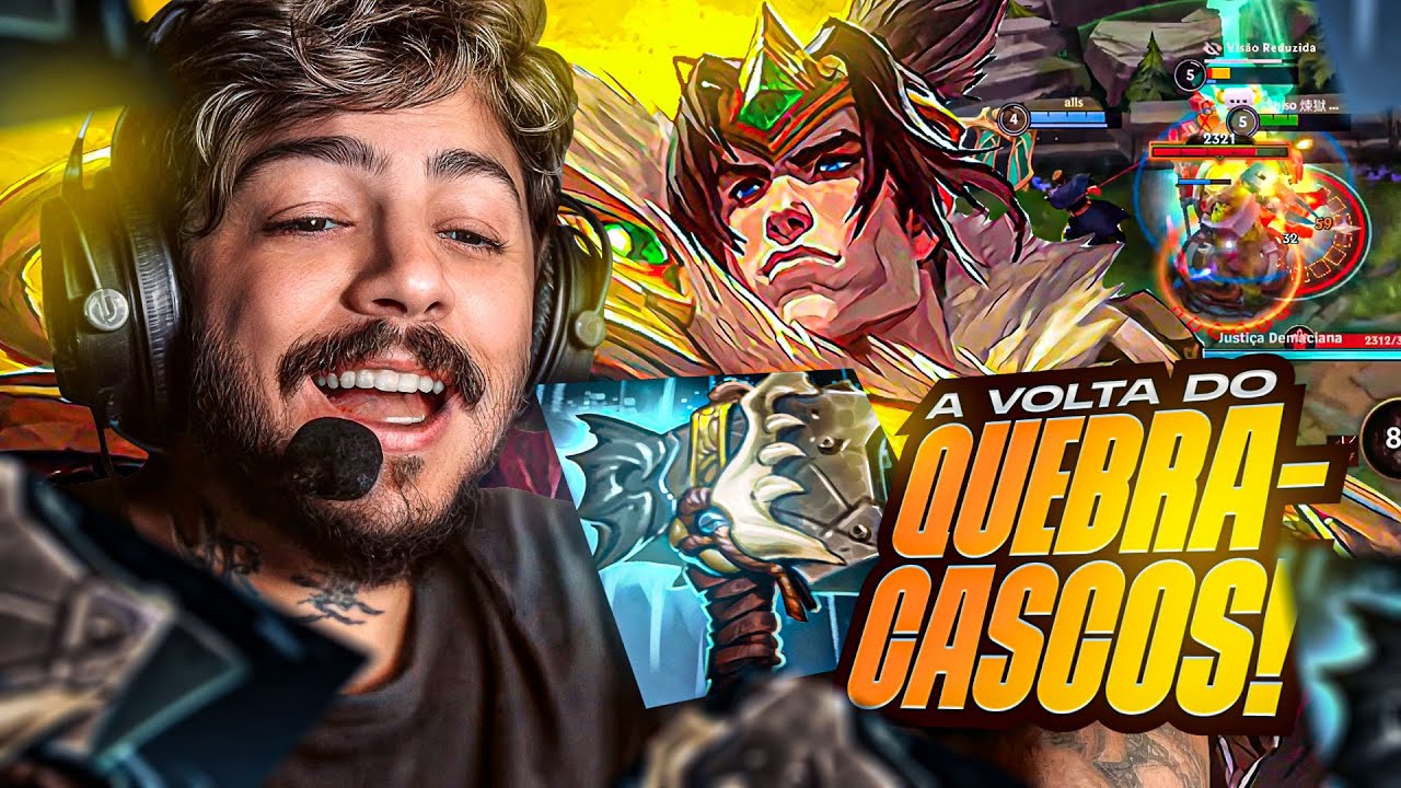 O QUEBRA CASCOS VOLTOU PARA O WILD RIFT