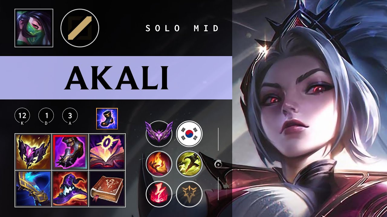 Akali Mid vs Corki - KR Master Patch 26.02