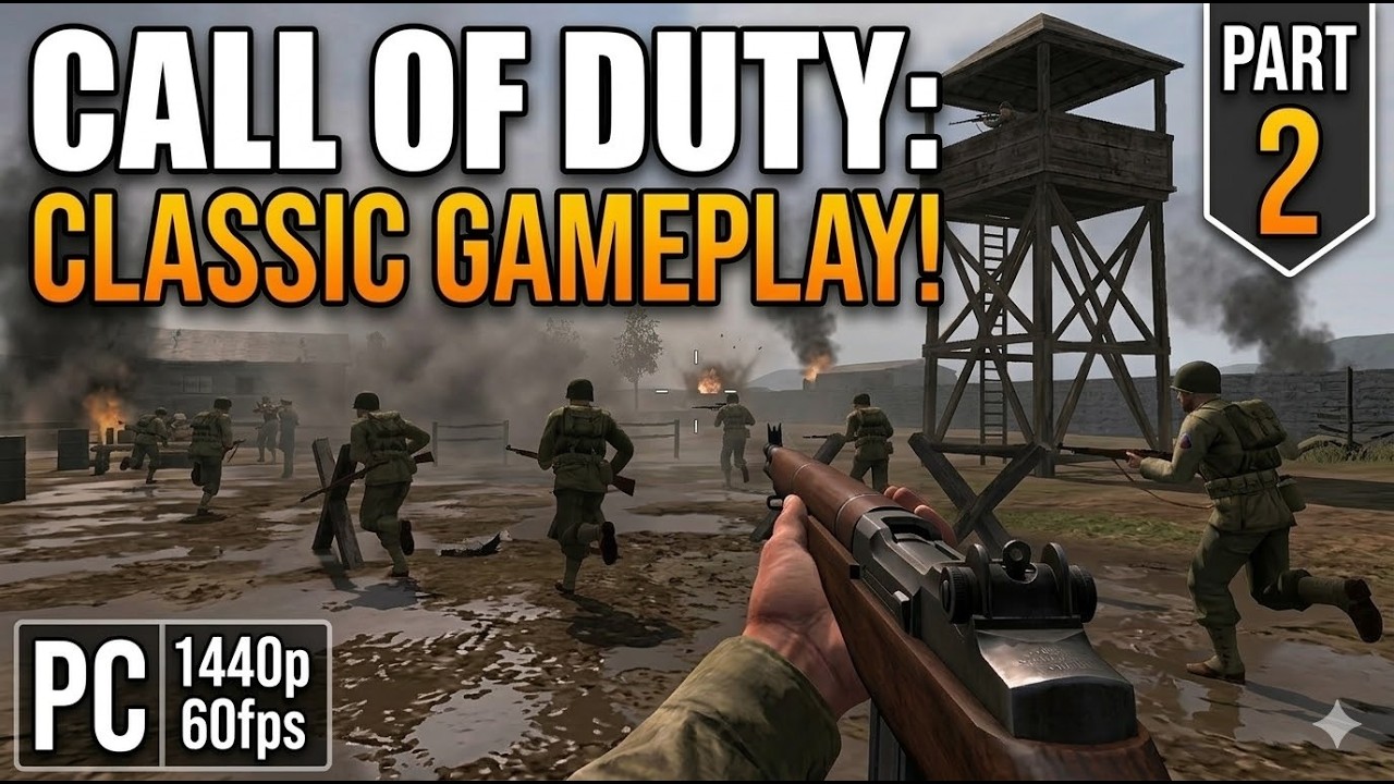 Call of Duty 1 - Gameplay - Part 2