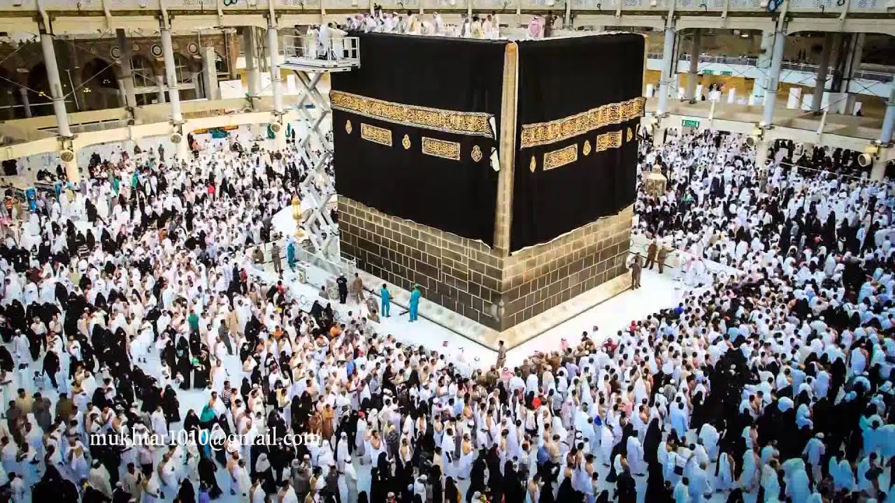تايم لابس لتغيير كسوة الكعبة المشرفة 2013