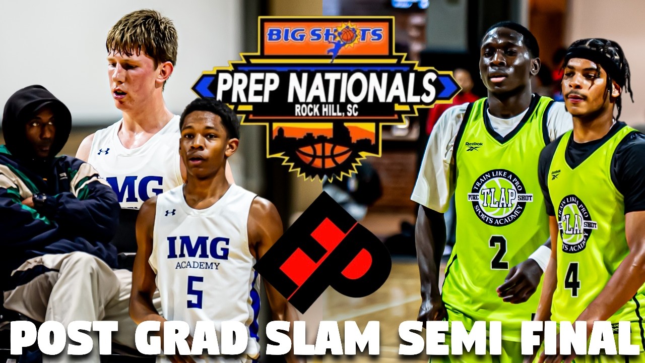 IMG Post Grad Select Vs TLAP: Amar'e Stoudemire Watches Son Play At Big Shots Prep Nationals | Semis