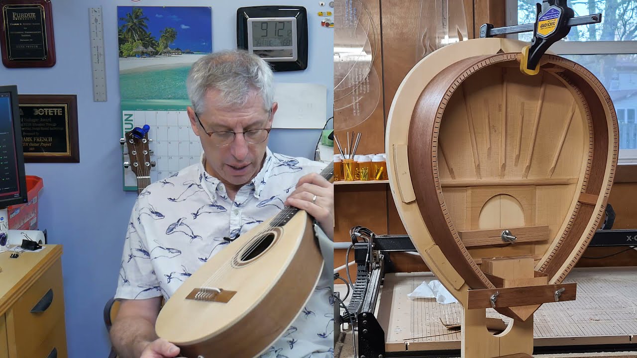 A Hand Made Lute Guitar