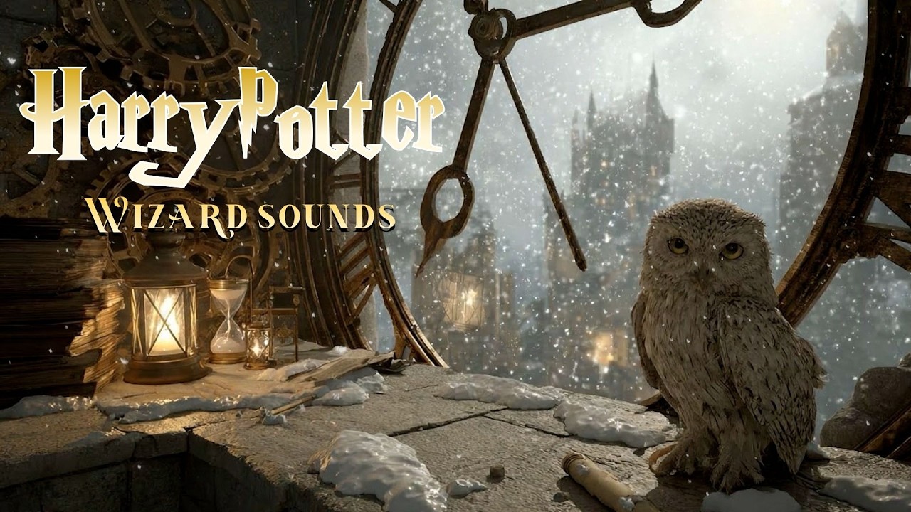 Hedwig’s Watch Over Hogwarts ✨ Magical Harry Potter Atmosphere
