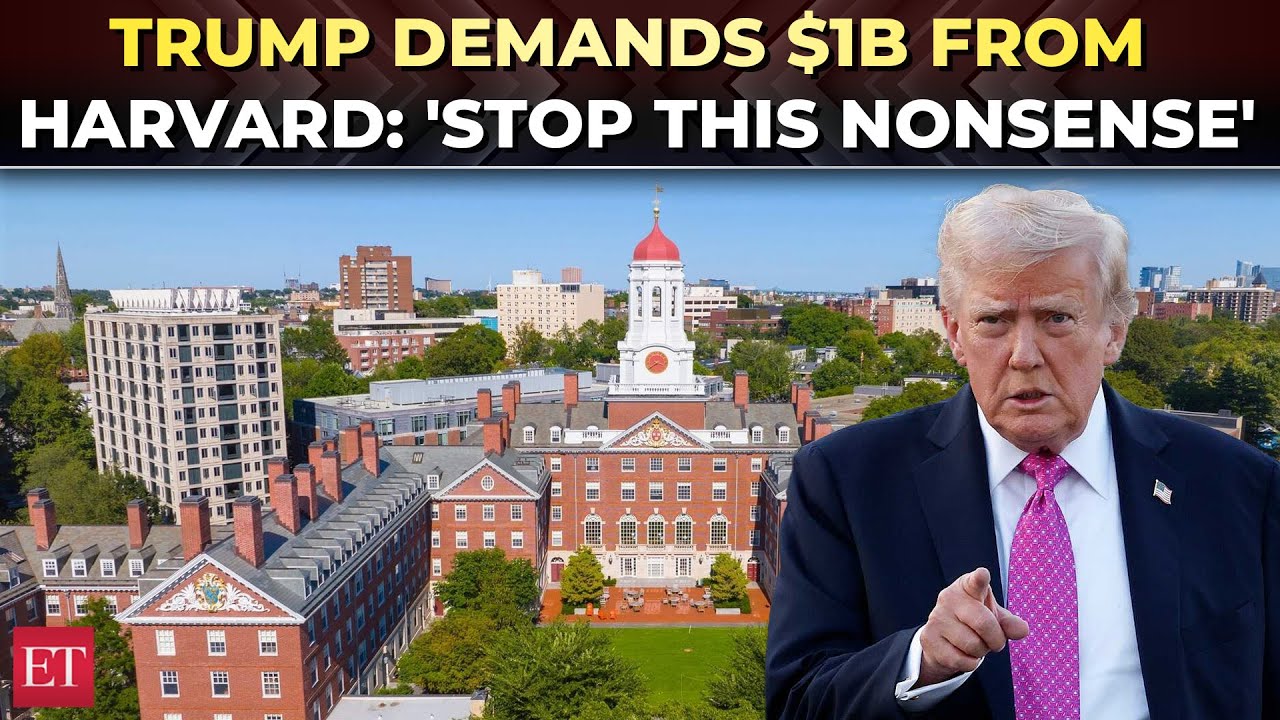 &lsquo;Consequences of your wrongdoings&hellip;&rsquo;: Trump escalates antisemitism feud with Harvard, seeks $1B