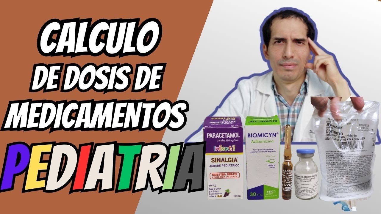 CALCULO de DOSIS de medicamentos PEDIATRIA 💉👶