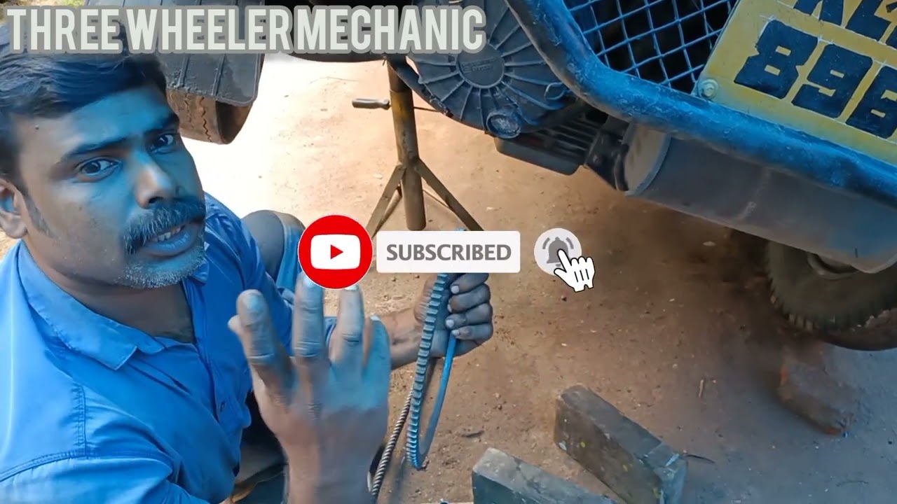 three wheeler ape bs1 fly wheel ring changing 🧑‍🔧🧑‍🔧🧑‍🔧🧑‍🔧