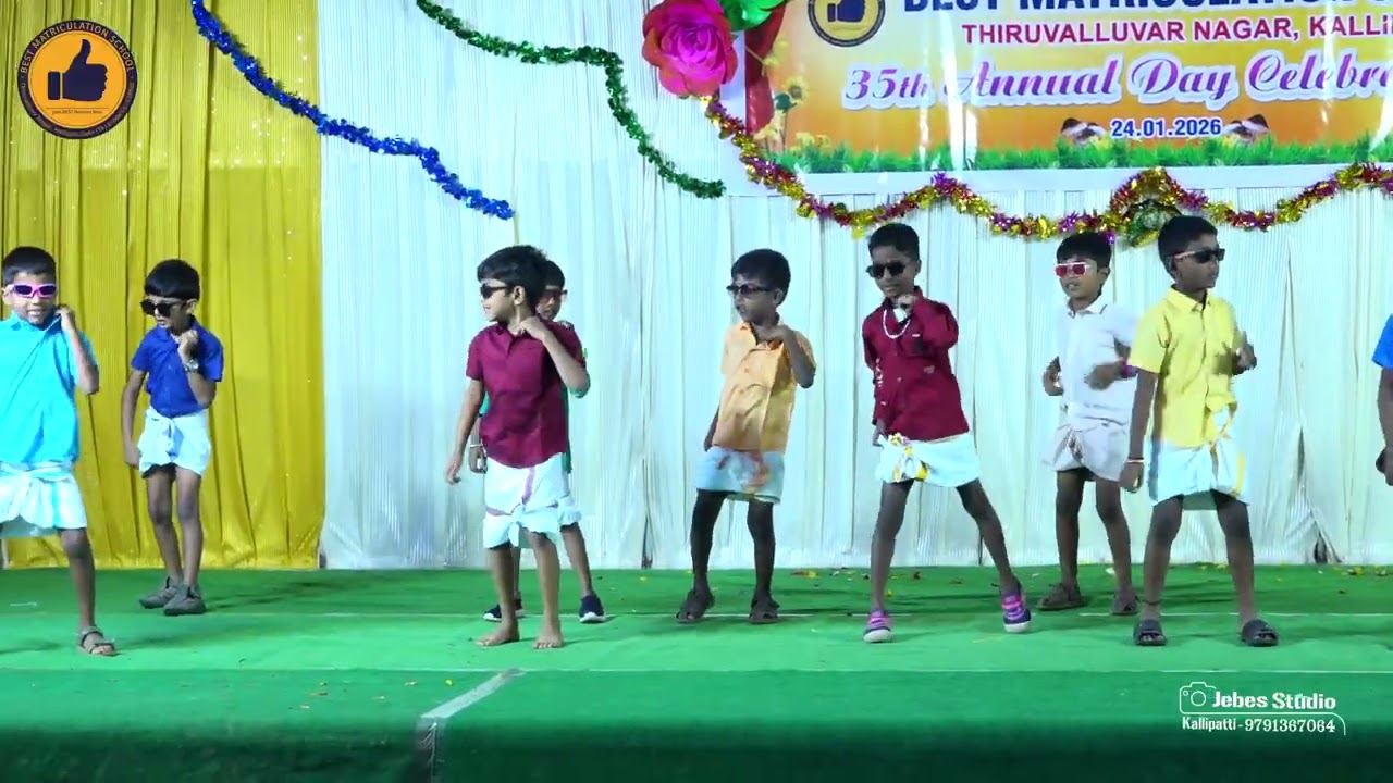 BEST SCHOOL 2025-26 ANNUAL DAY - 1ST BOYS (LUNGI DANCE)