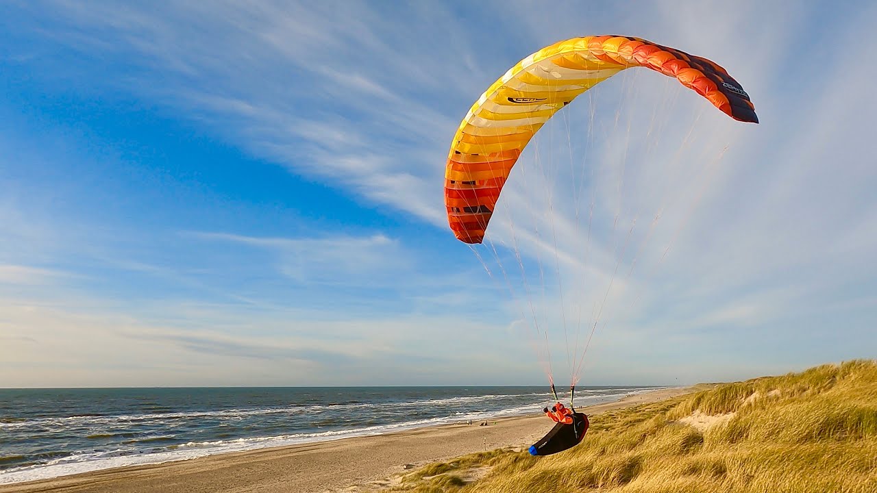 ...En fantastisk dag på stranden...Part 2  -  Zephyr 2.9 mit Liegegurtzeug Rocket V2, RC Paraglider