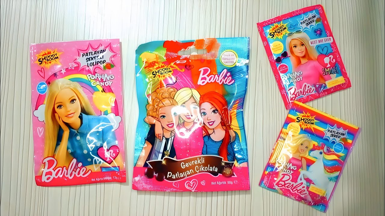 How to opening Sparkling chocolate dragee Barbie asmr? |Satisfying Video
