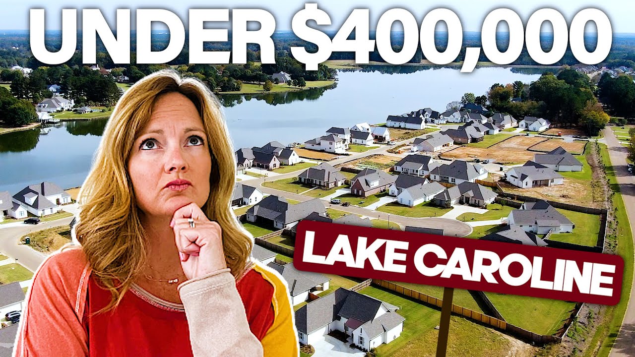 Homes Under $400K For Sale in Madison Mississippi | Lake Caroline Neighborhood Tour