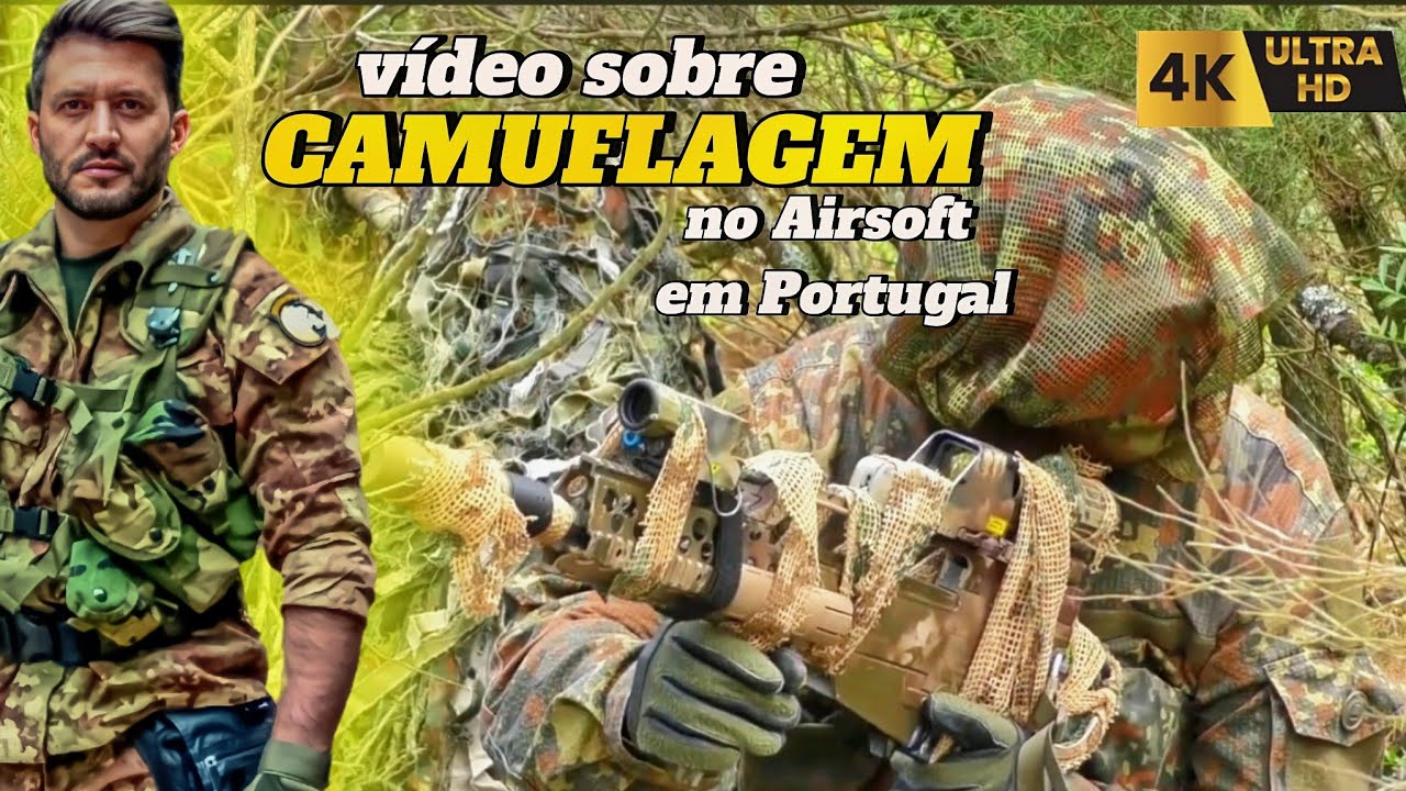 ANALISANDO vídeo sobre Camuflagem no AIRSOFT em PORTUGAL.