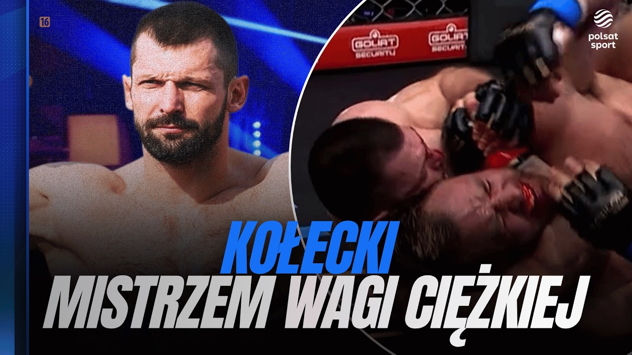 KOŁECKI PODW&Oacute;JNYM MISTRZEM BABILON MMA!