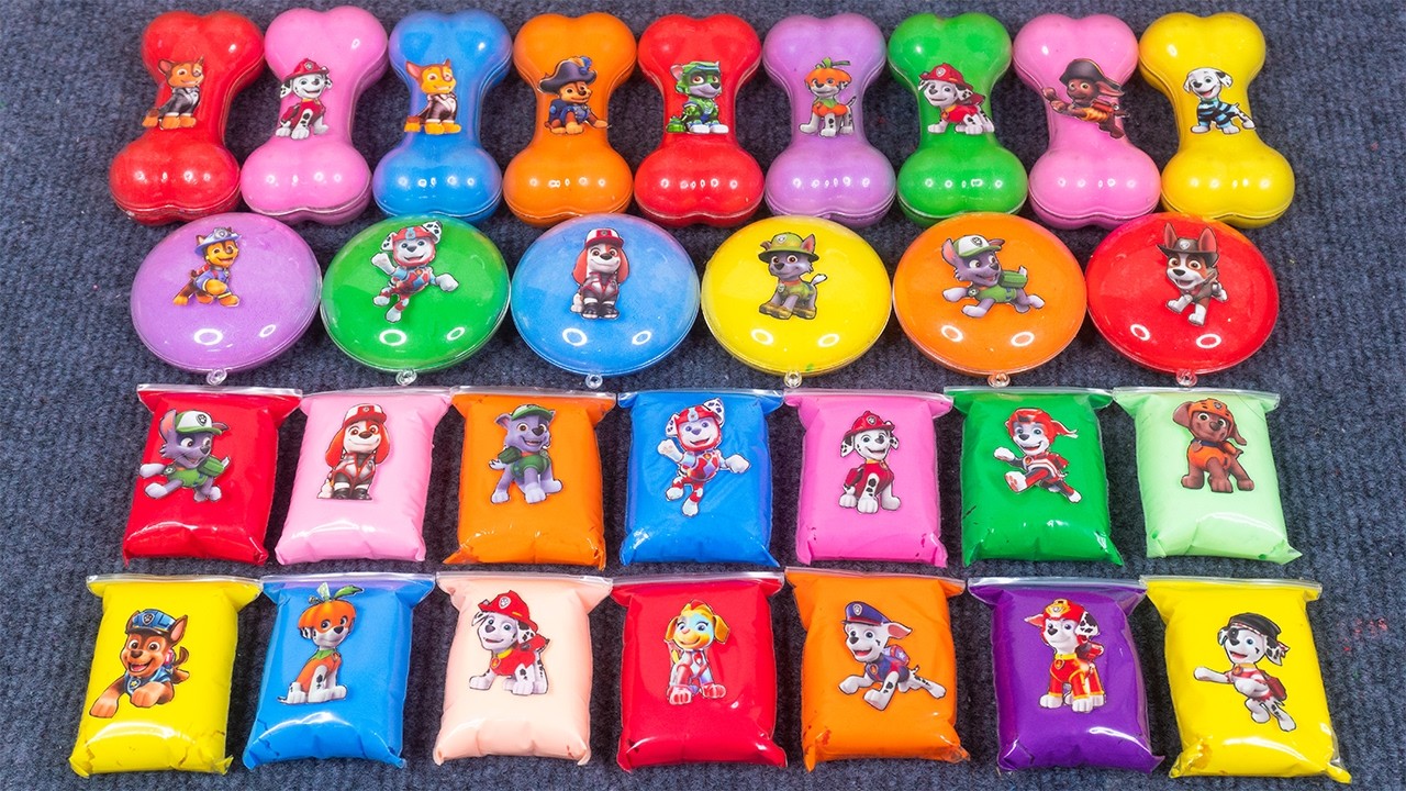Paw Patrol Slime Galaxy 🌀 Fun with Ryder, Chase, Marshall, Skye, Rubble & More ASMR ✨💖