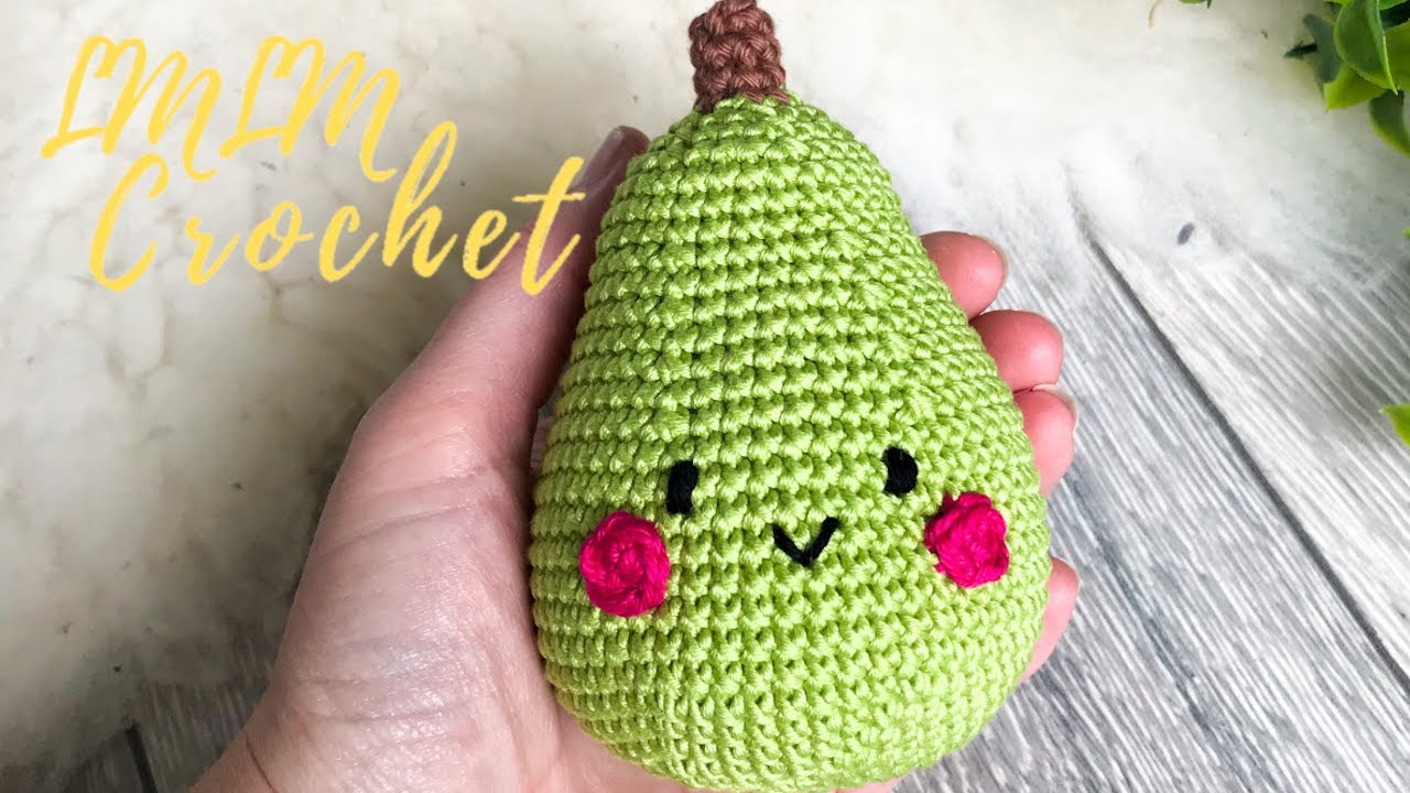 How to Crochet an Amigurumi Pear for Beginners