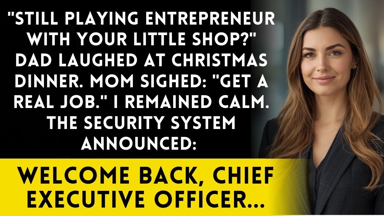 Family Mocked My 'Small Business' At Christmas - Then My CEO Badge Activated The Elevator