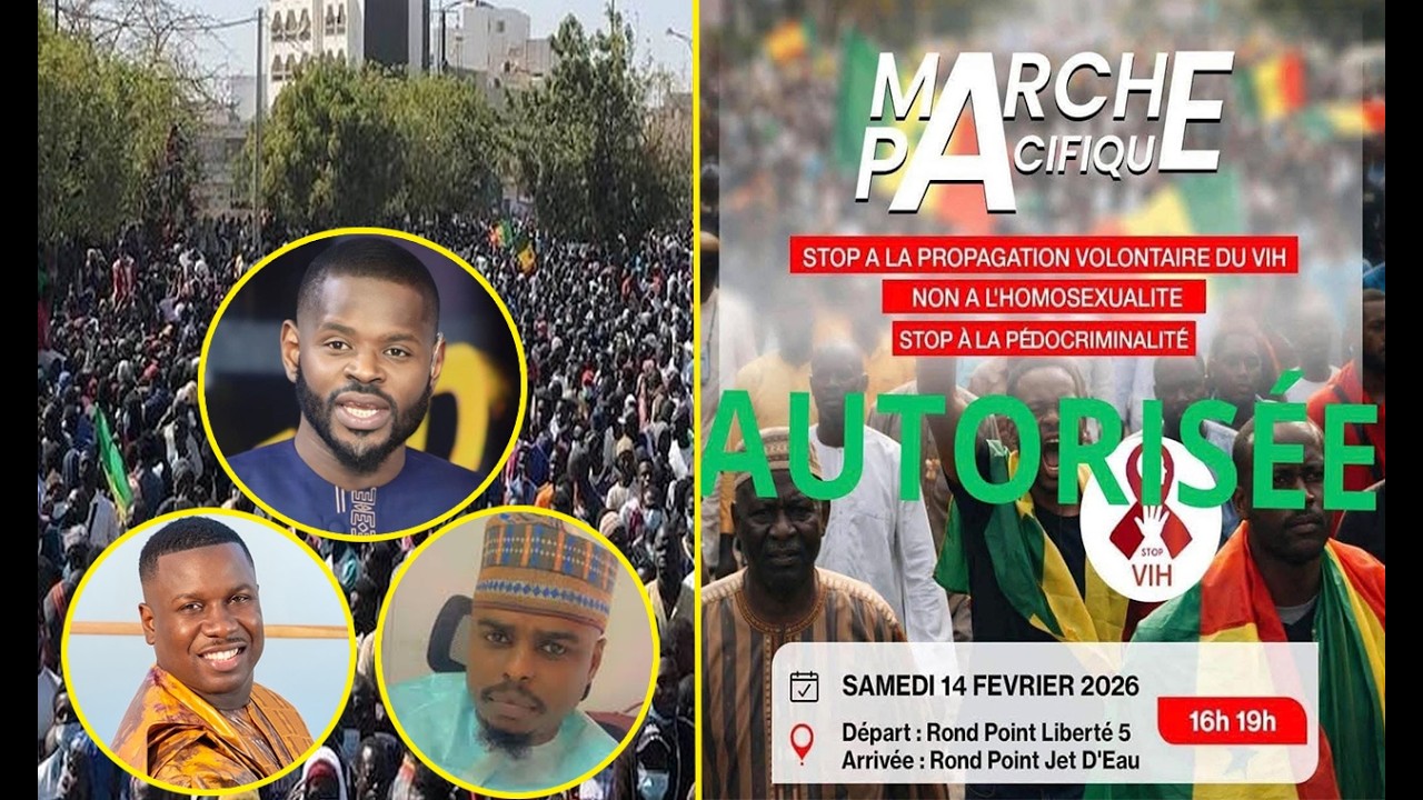 Direct - Marche pacifique non à l’hom0sexualité au Sénégal