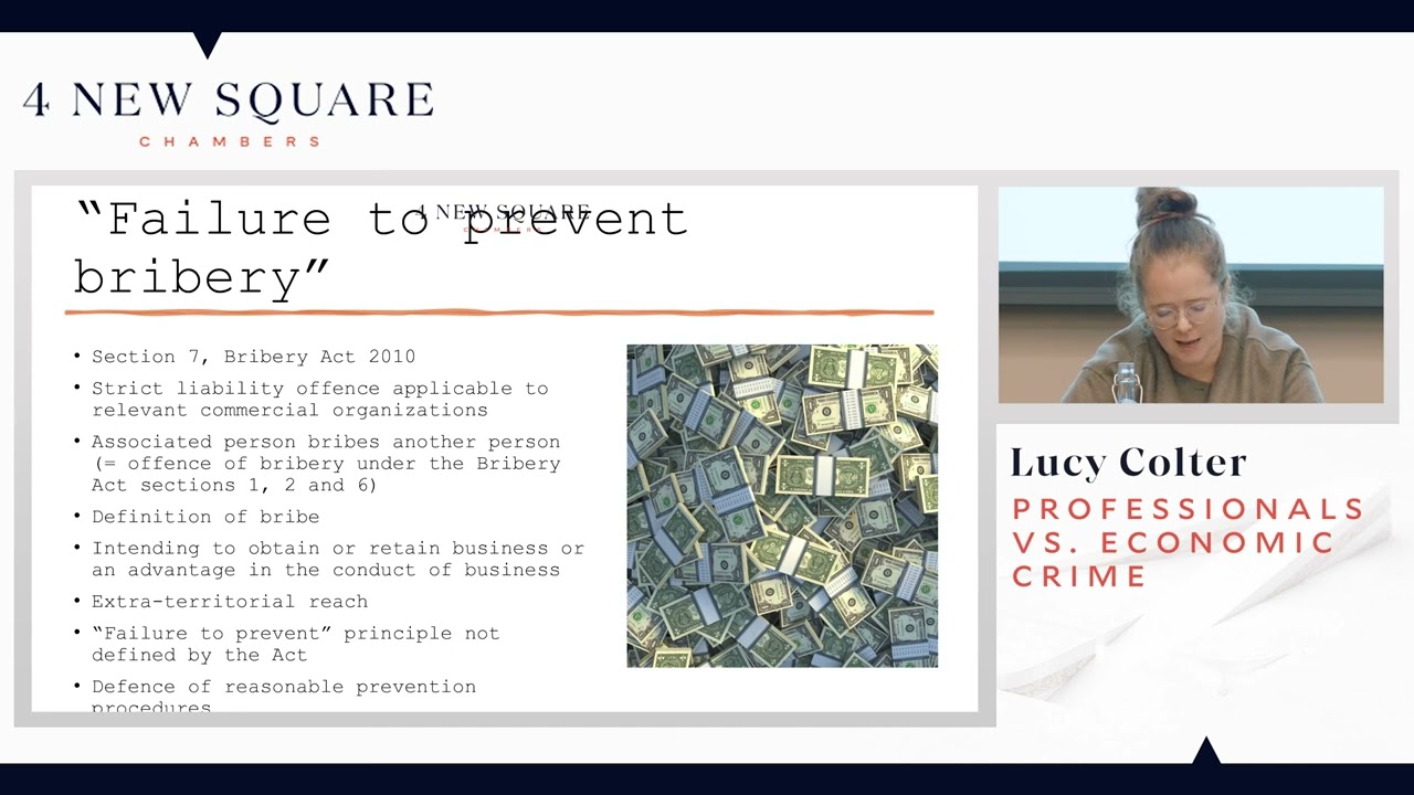 Professionals and economic crime - Lucy Colter and Anson Cheung