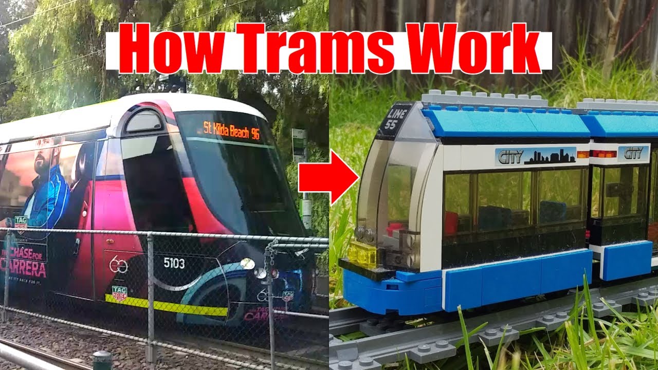 My Lego 8404 MOCs and How Real Trams Work