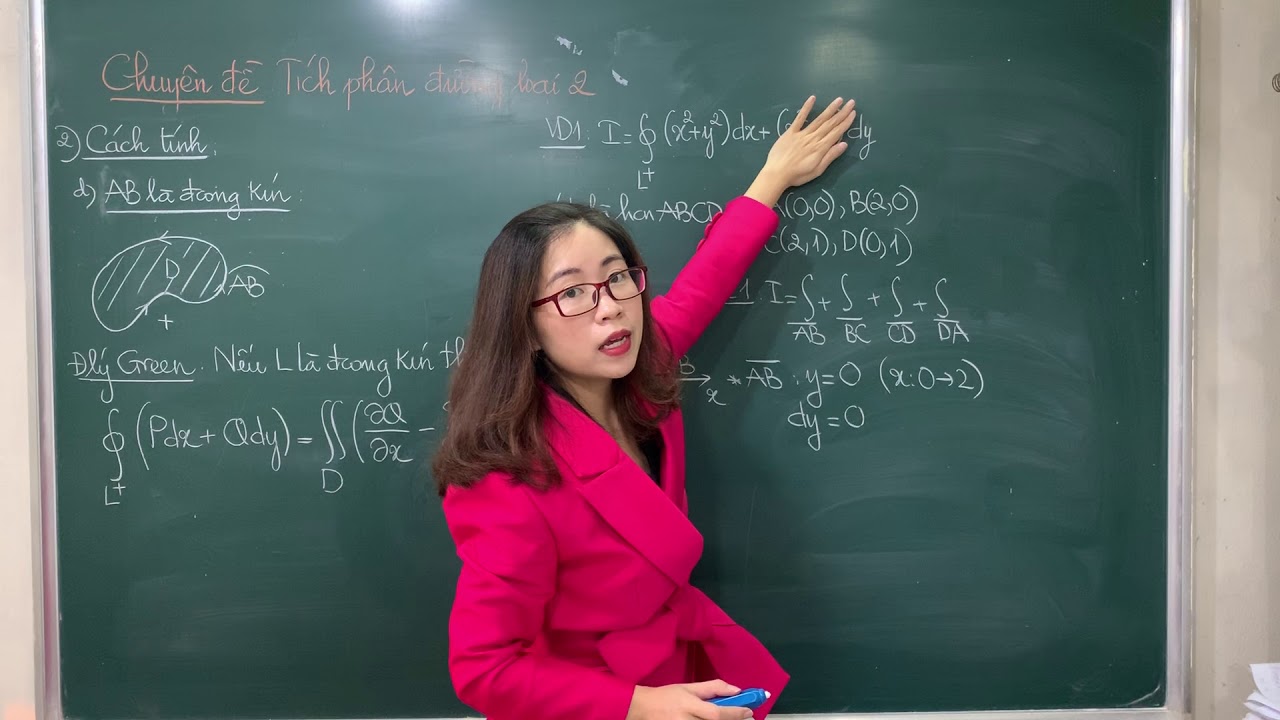 Giải tích 2 - Chương 3 - Bài 2: Tích phân đường loại 2 P2