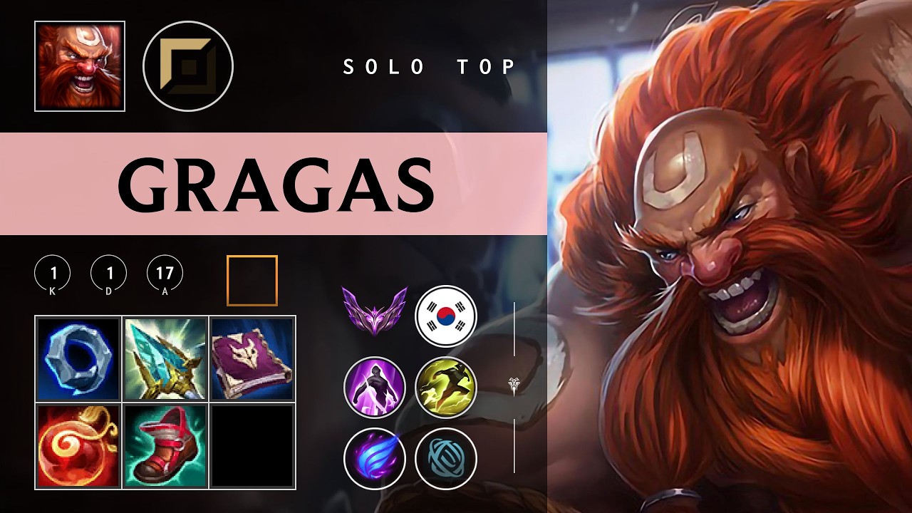 Gragas Top vs Ambessa - KR Master Patch 26.03