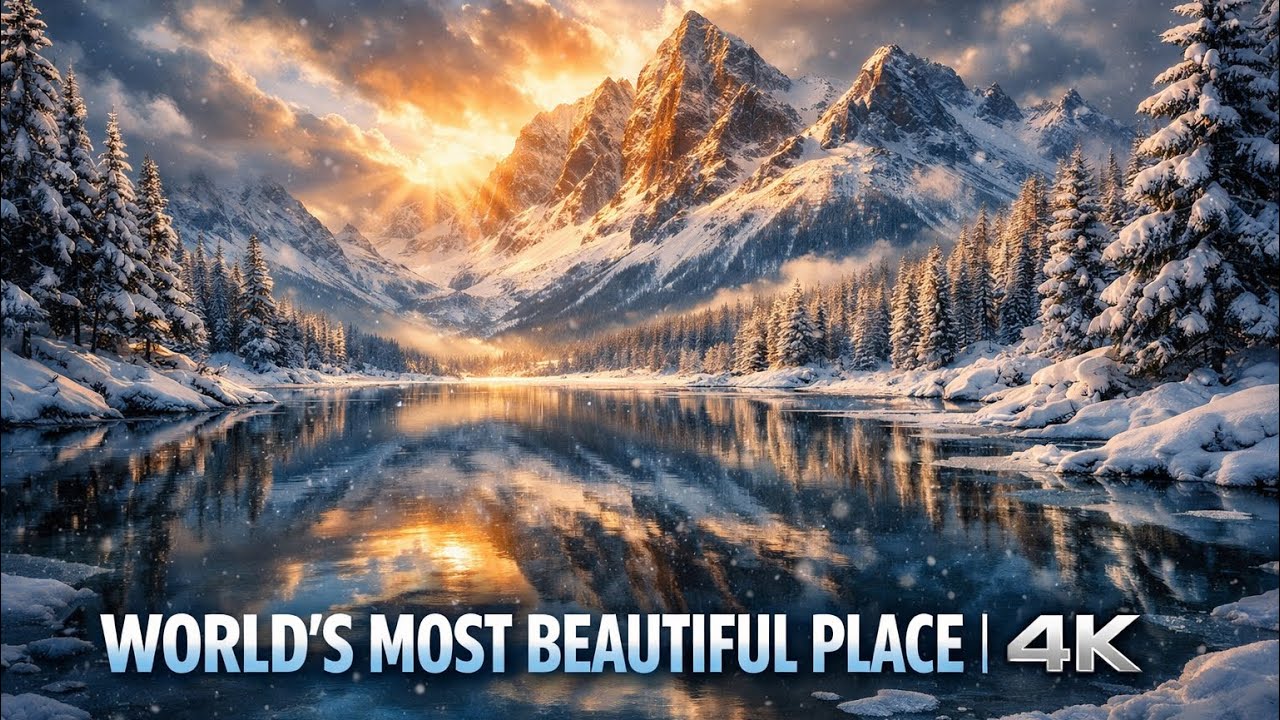 World’s Most Beautiful Winter Place 🌍❄️ | Ultra Cinematic Nature in 4K HDR