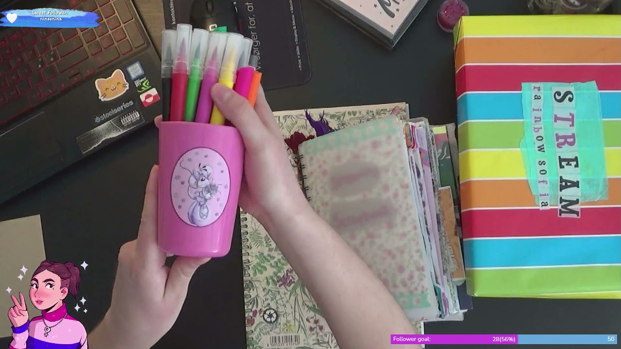 Fun Scrapbooking stream! Diddl unboxing!