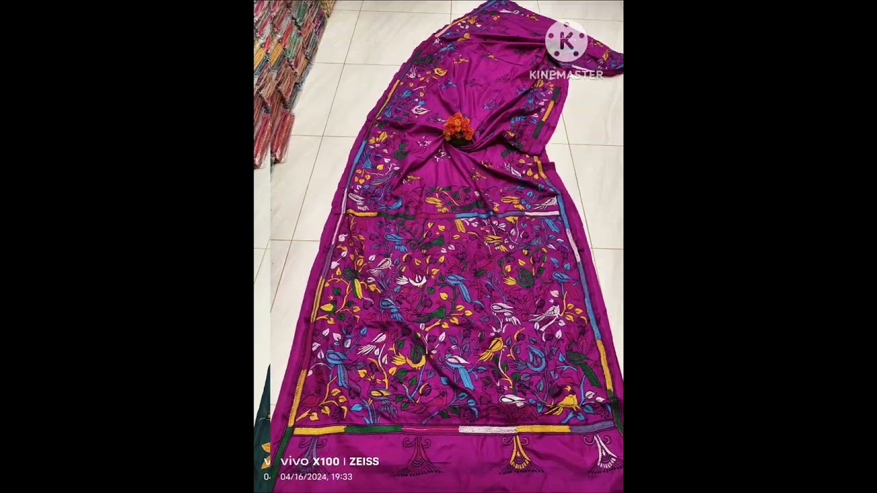 PRICE 2850+s) TRADITIONAL KANTHARSTICH SAREE(WHATSAPP 7384758912) SUPER QUALITY