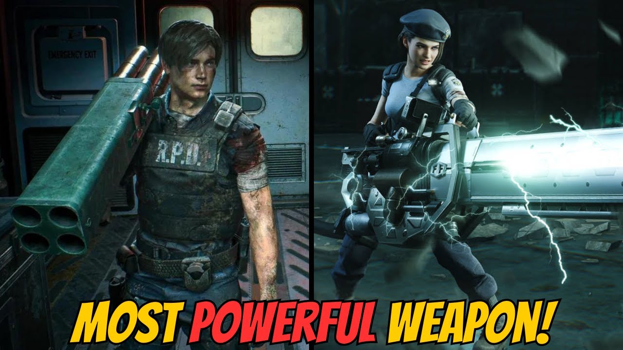 Top 10 Most POWERFUL Weapons In Resident Evil!
