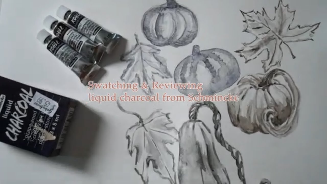 Testing & Reviewing Schmincke Liquid Charcoal