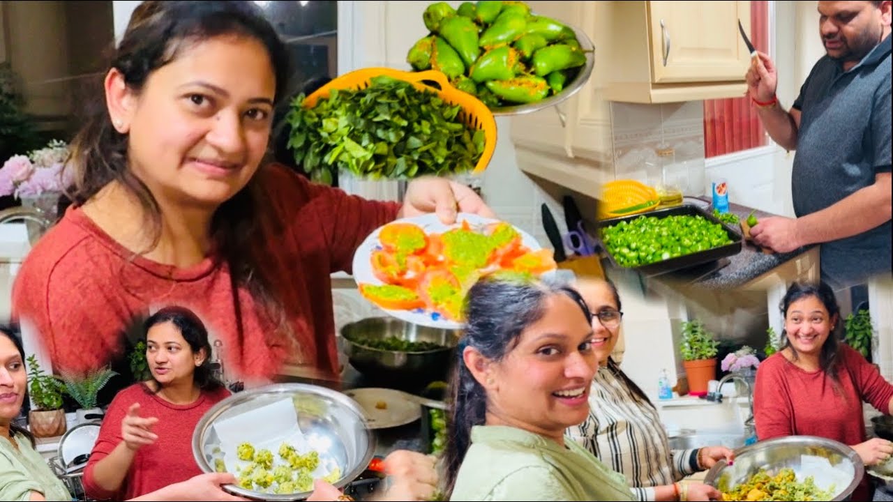 Bhajiya party at home with friends and family!! Kitne type ke bhajiya banaye !!